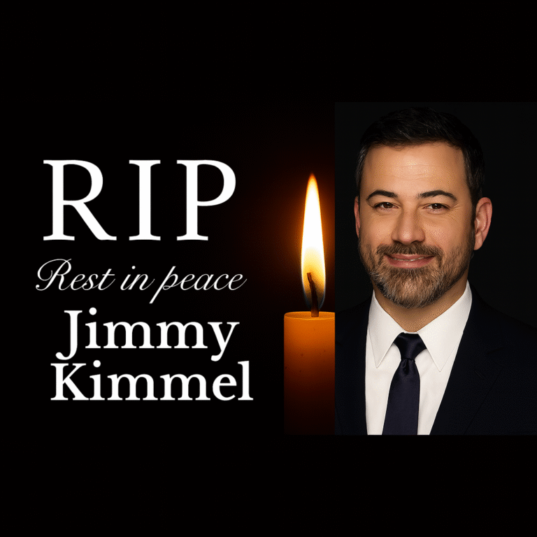 3 Minutes Ago / American television Sends Condolences To His Family Jimmy Kimmel / Goodbye…